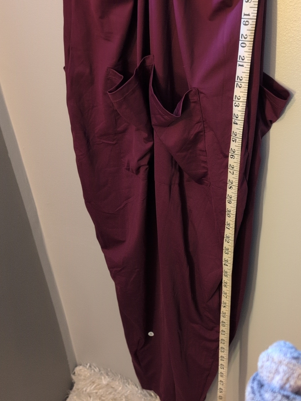 HALARA Deep Wine Sleeveless Jumpsuit with Pockets - Picture 6 of 6